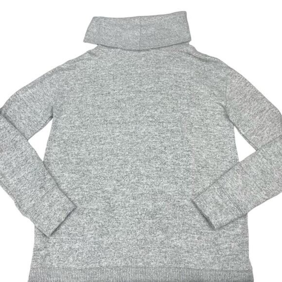 NWT GAP Softspun Cowl-Neck Top Sz Small Gray - Picture 6 of 8